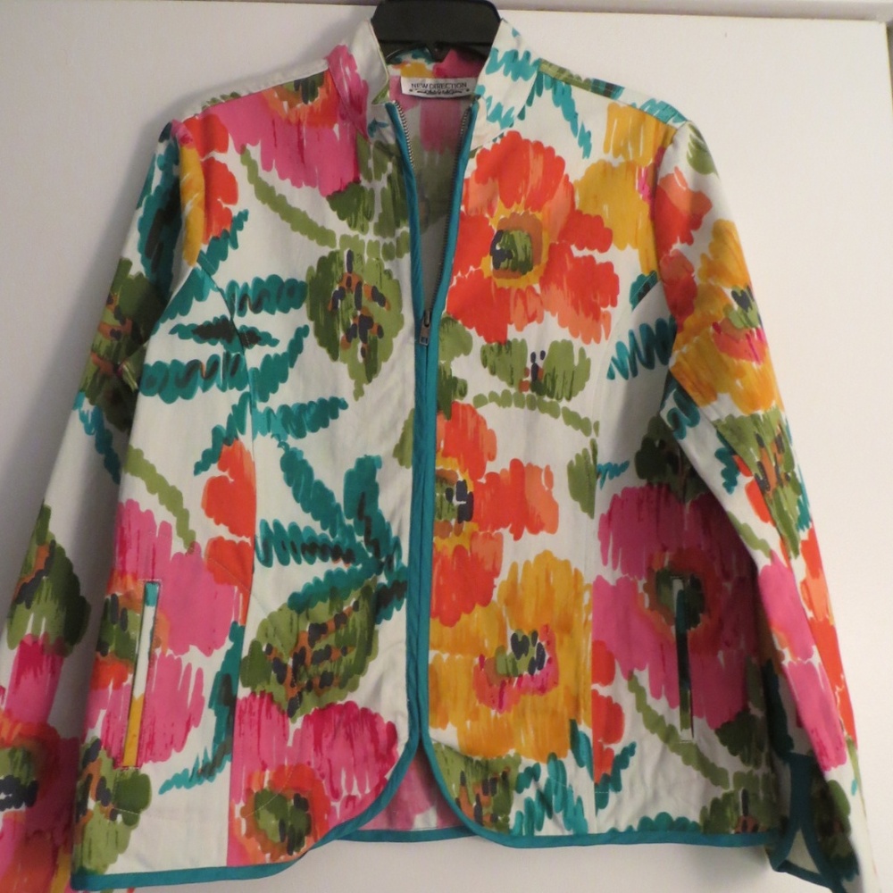 SALE NEW DIRECTION FLORAL JACKET